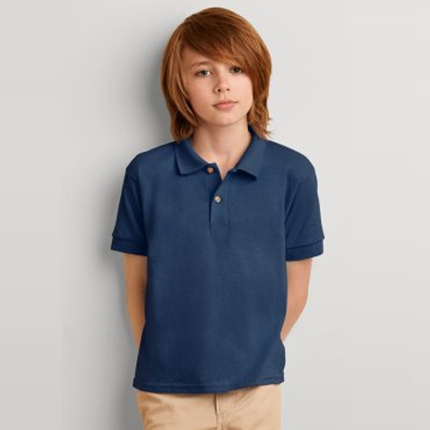 Gildan Kids DryBlend Jersey Polo Shirt
