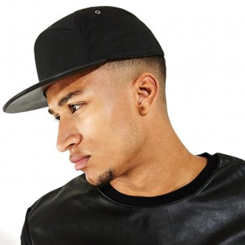 Beechfield Pitcher PU Peak Strapback Cap