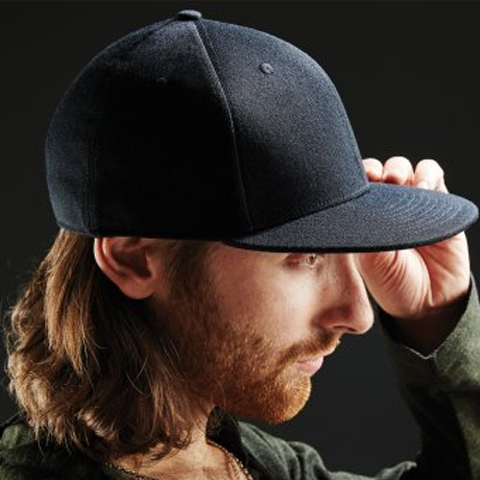 Beechfield Signature Fitted Flat Peak Cap