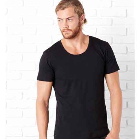 Canvas Wide Neck T-Shirt