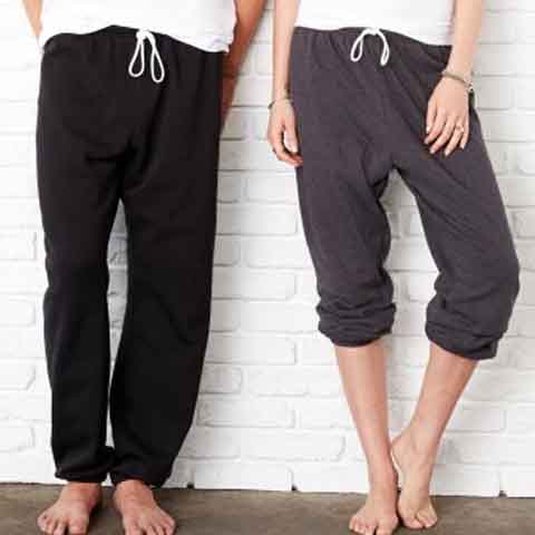 Canvas Unisex Long Scrunch Pants