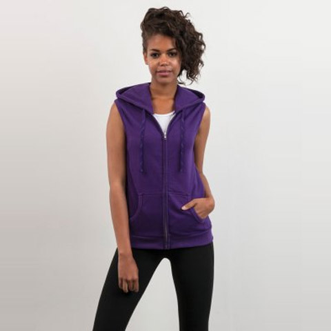AWDis Girlie Sleeveless Zoodie