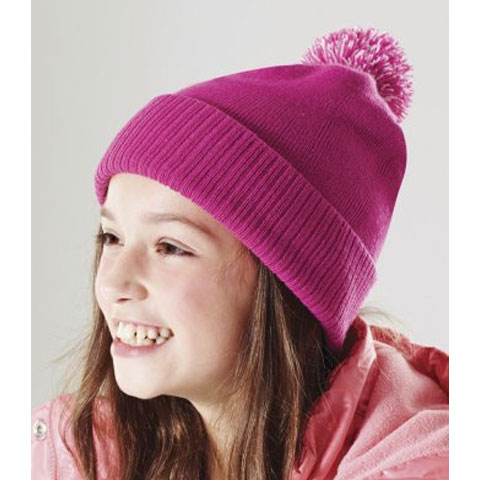 Beechfield Kids Snowstar Duo Beanie