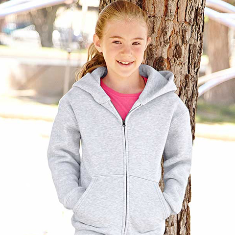 Fruit of the Loom Premium Kids Hooded Sweat Jacket