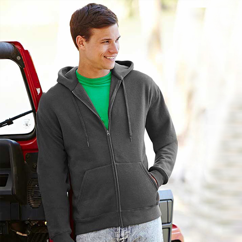 Fruit of the Loom Premium Hooded Sweat Jacket