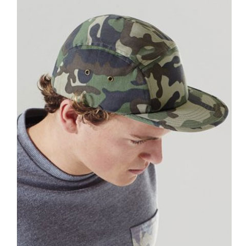 Beechfield Camo 5 Panel Cap
