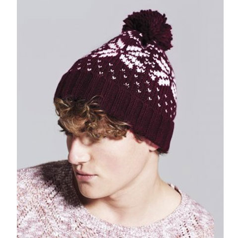 Beechfield Fair Isle Snowstar Beanie