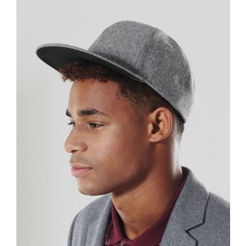 Beechfield Melton Wool Snapback Cap