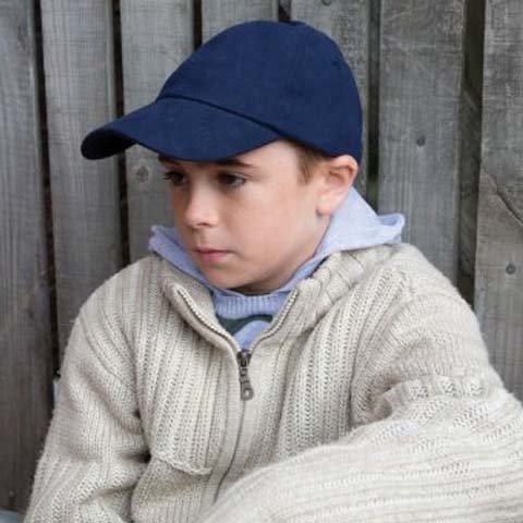 Result Kids Low Profile Heavy Brushed Cotton Cap