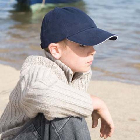 Result Kids Low Profile Heavy Brushed Cotton Cap