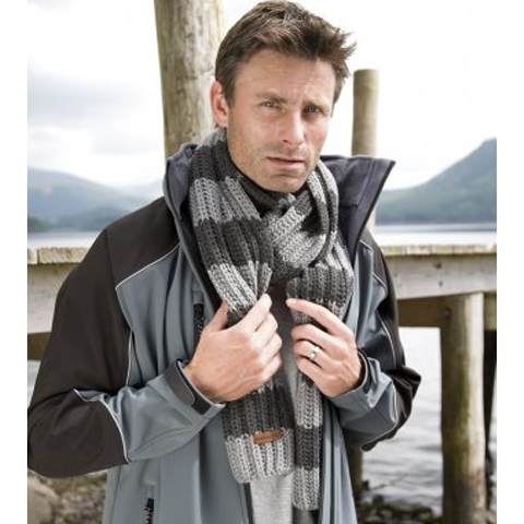 Result Chunky Stripe Scarf