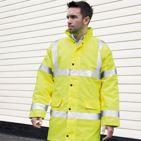 Result Core High Visibility Motorway Coat