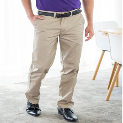 Henbury 65/35 Flat Fronted Chino Trousers  42 - 44